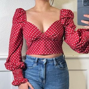 SHEIN red top in a size small.